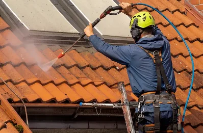 Démoussage et hydrofuge de toiture à Beauziac